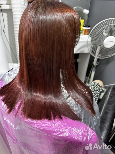 Кератиновое выпрямление