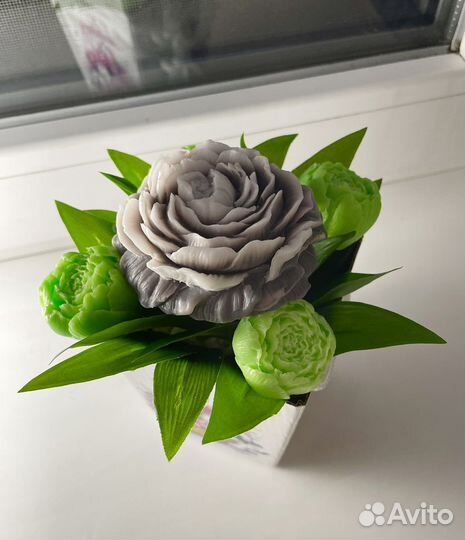 Букеты из мыла