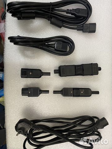 Разьем и шнур питания компьютерный 3х1.0