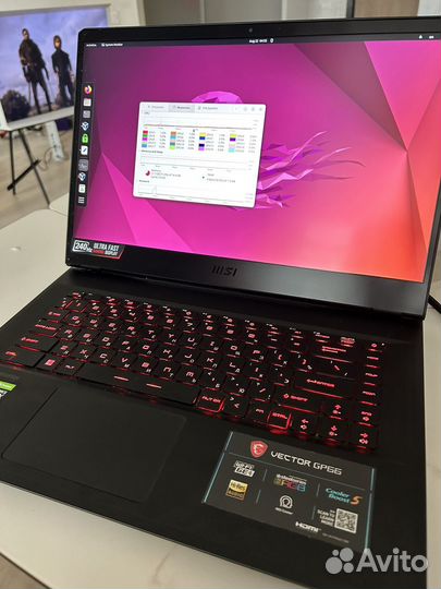 Игровой ноутбук msi vector gp66