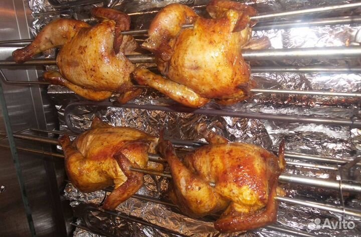 Гриль для кур шампурный
