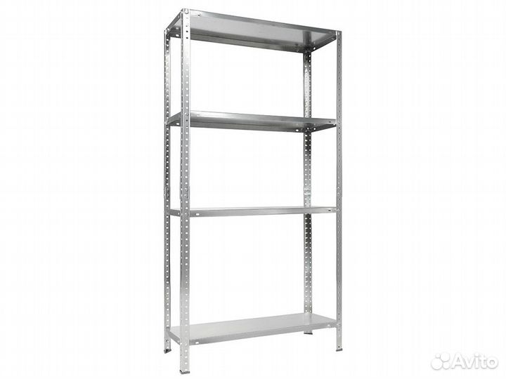 Стеллаж 145х75х30 cм из оцинковки