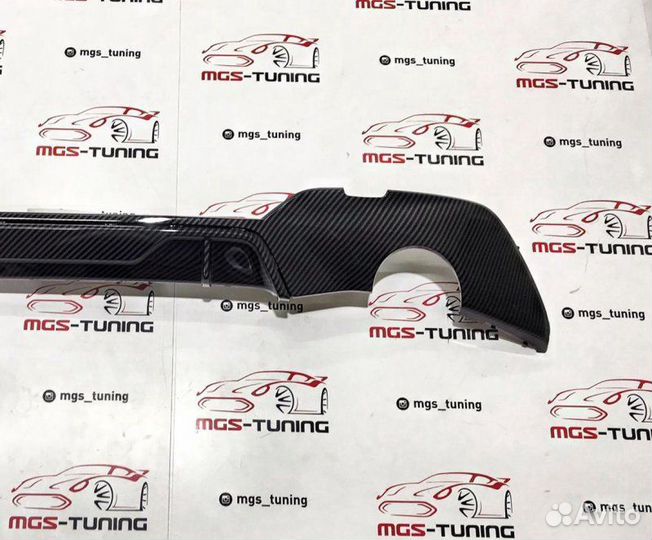 Диффузор BMW 3 G20 M полностью под карбон