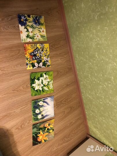 Картины гуашью