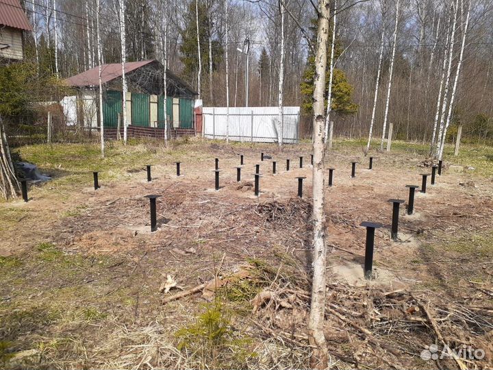 Фундамент винтовые сваи