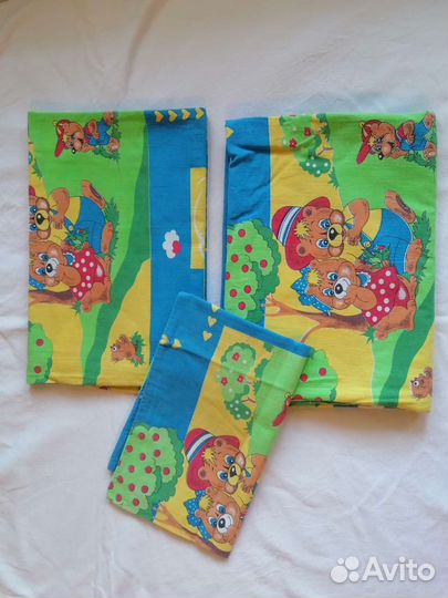 Детское постельное белье б/у