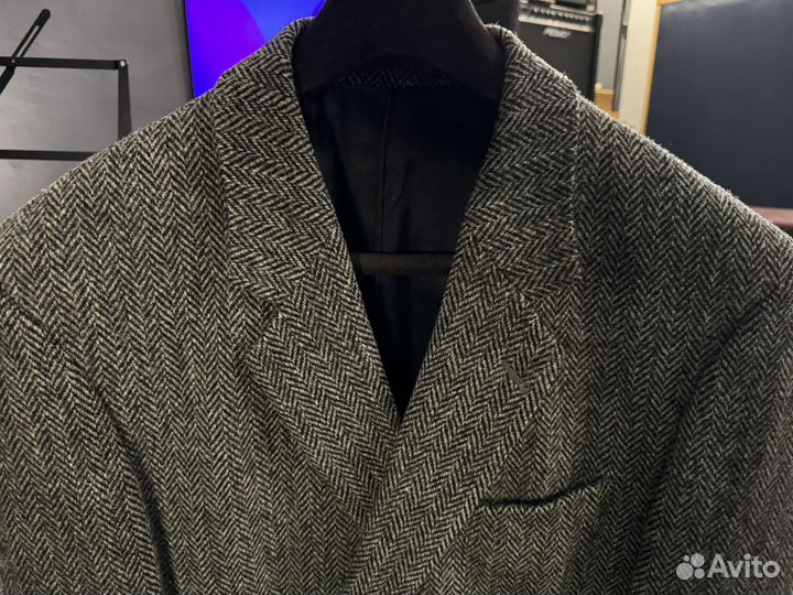 Harris Tweed Оригинал Винтаж Уникальный Пиджак