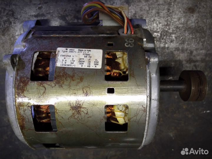 Электродвигатель Sole (Италия) длястиральных машин