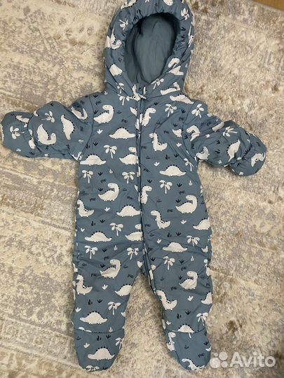 Джинсовый комбинезон 68