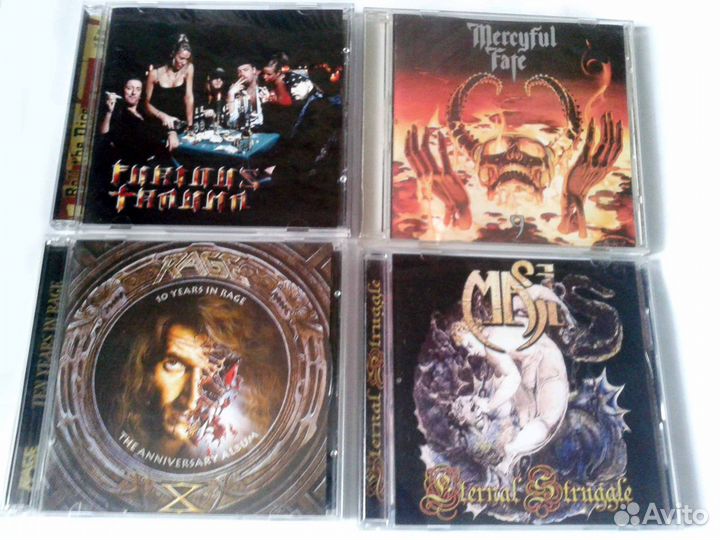 CD-диски (хэви-метал,хард-рок) цена за 4шт