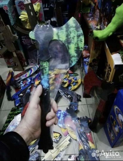 Деревянное оружие нож топор пистолет