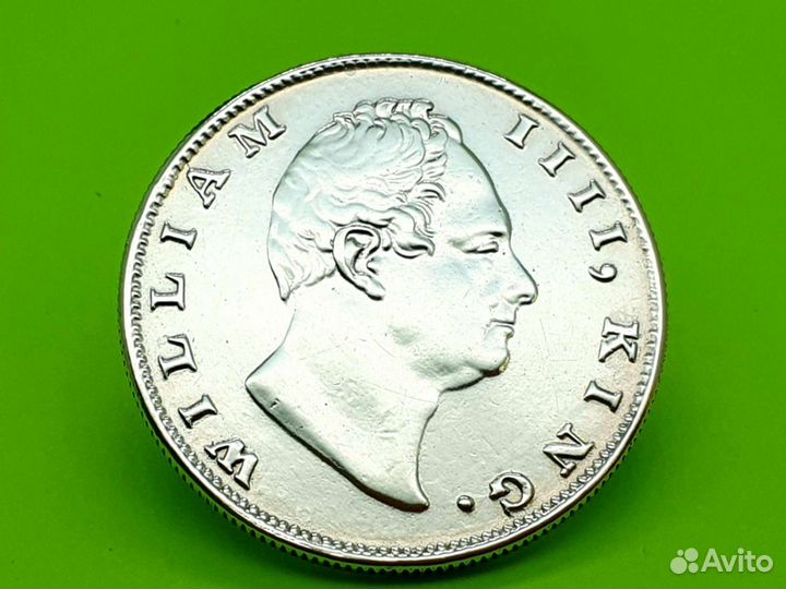 1 рупия 1835 г Индия Вильгельм IV Серебро 917*