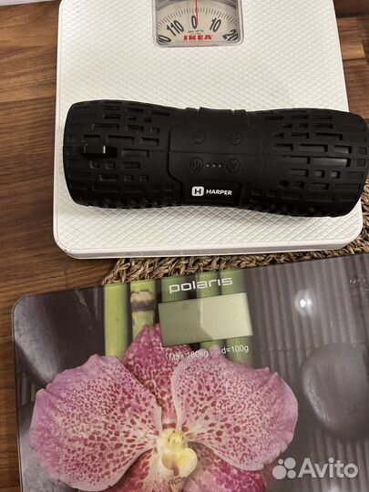 Весы напольные, колонка USB, пылесос автомобильный