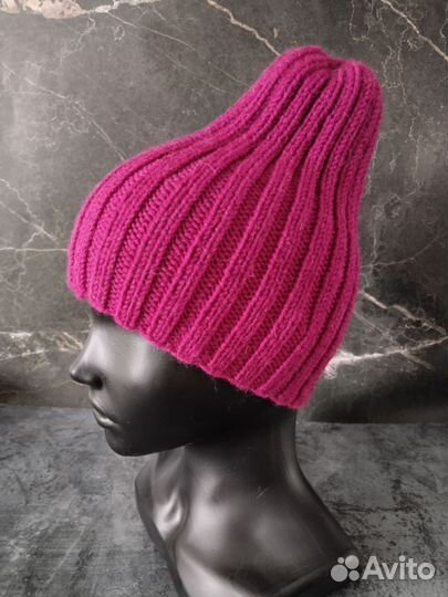 Шапка вязаная демисезонная