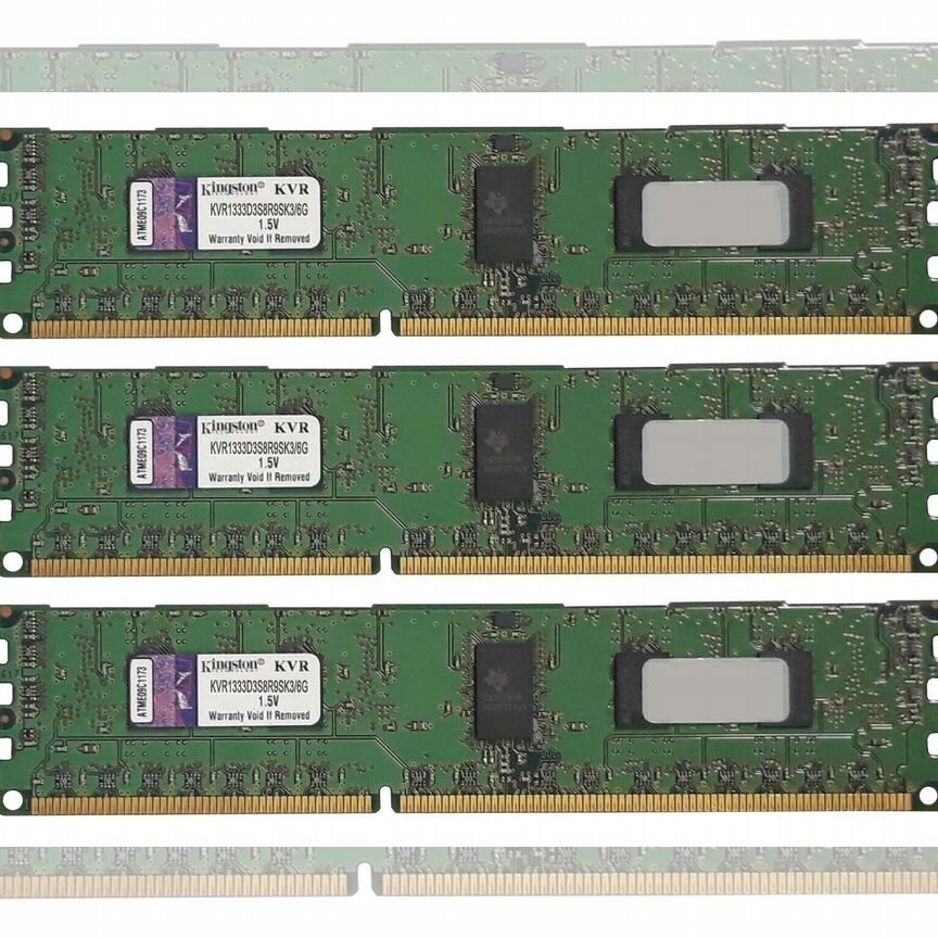 [KVR1333D3S8R9SK3/6G] Оперативная Память Kingston Kvr1333d3s8r9sk3/6g