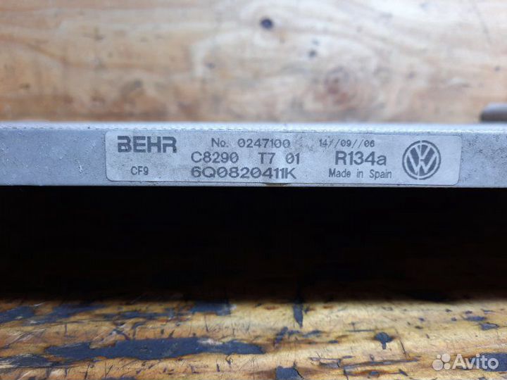 Радиатор кондиционера Volkswagen Polo 9N3 BKY 2006