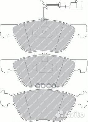 FDB1052 589 02571884B колодки дисковые п Alf