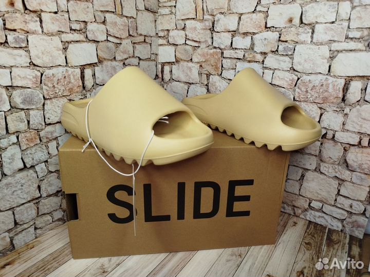 Тапки adidas Yeezy slide Lux качество