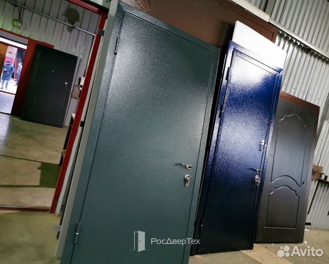 Дверь входная металлическая антивандальная. Завод