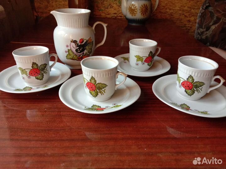 Чайный сервиз и графин СССР Городницкий