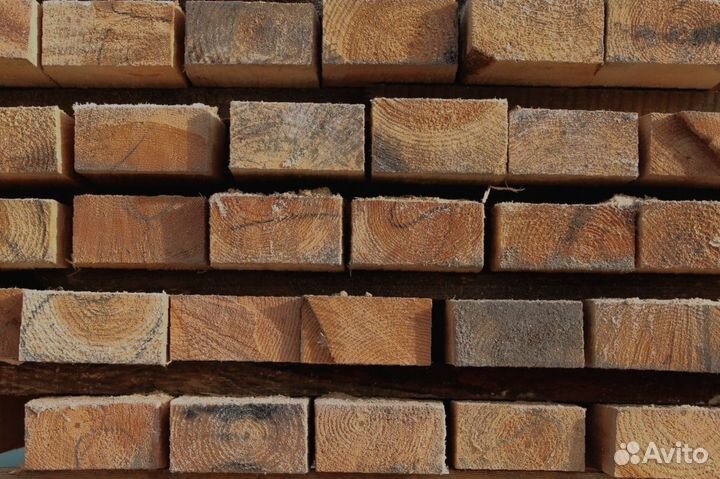 Доставка соснового Бруса 100x100 мм