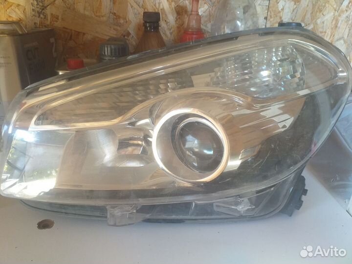 Фара левая ниссан кашкай j10 рестайлинг