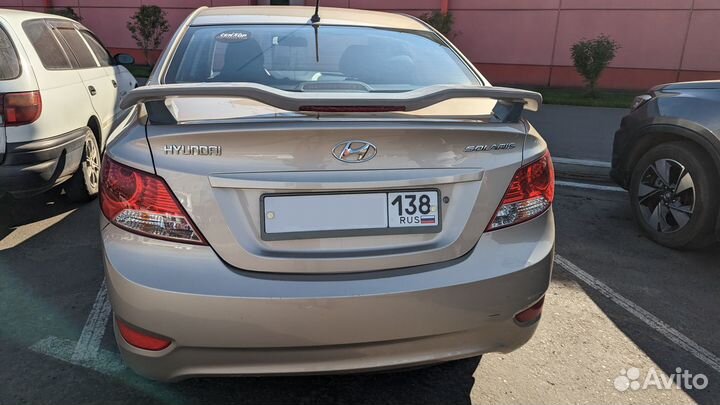 Спойлер Hyundai Solaris