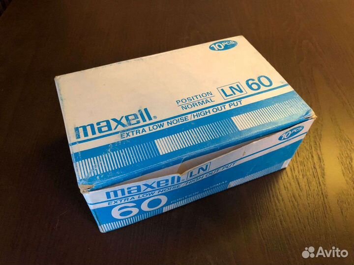 Аудиокассеты новые запечатанные Maxell LN-60