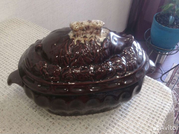Керамическая утятница
