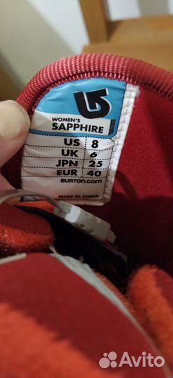 Ботинки для сноуборда burton 38