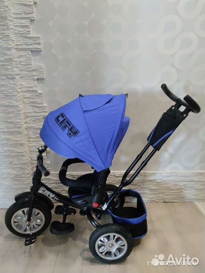 Велосипед с родительской ручкой