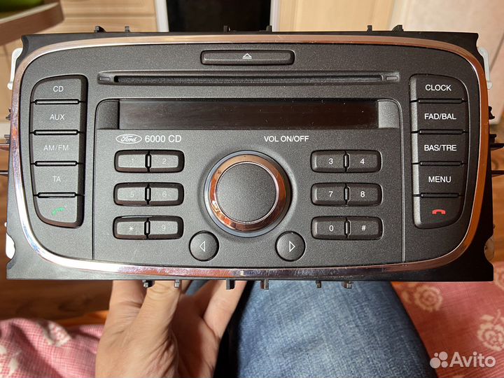 Автомагнитола ford 6000 CD (Ford Focus 2)