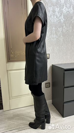 Платье женское натуральная кожаэ 42