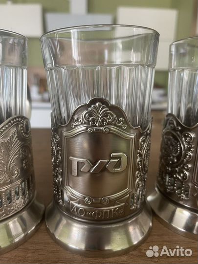 Подстаканник со стаканом, чайный набор