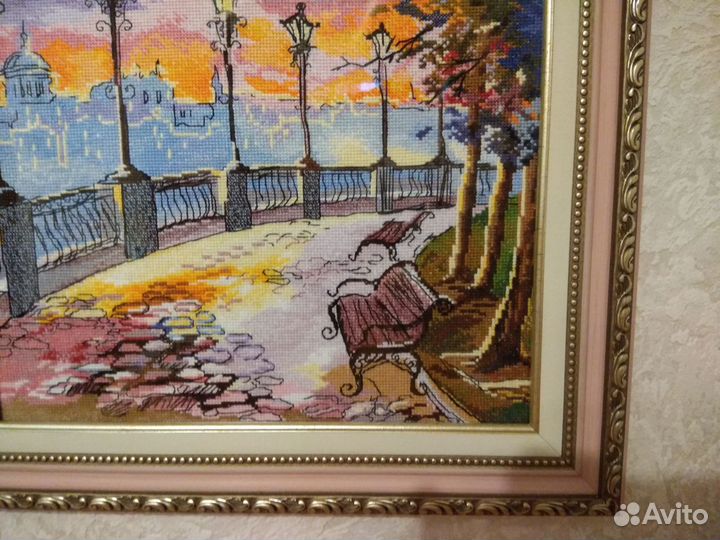 Картина вышитая крестом