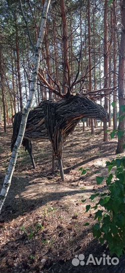 Лось скульптура