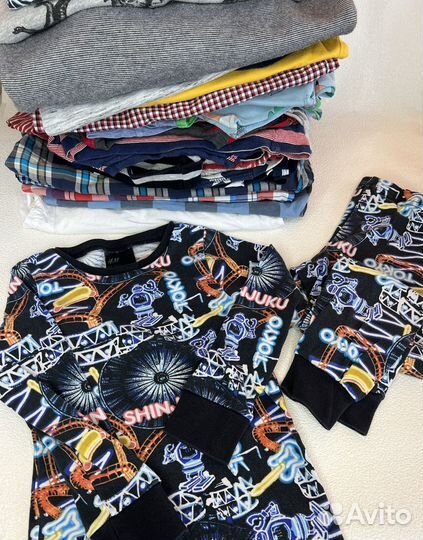 Пакет одежды для мальчика 110-116см