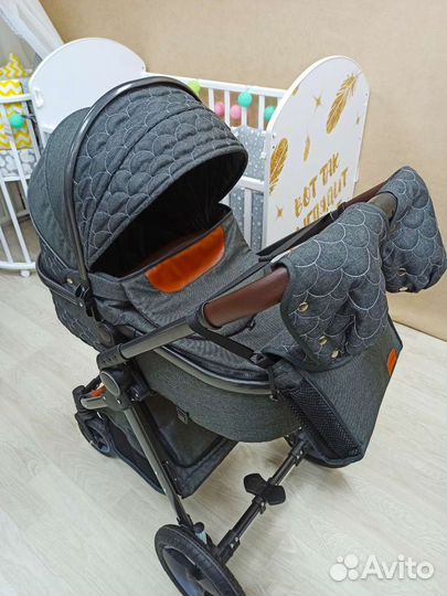 Коляска новая 2в1 трансформер Lux Mom новинка