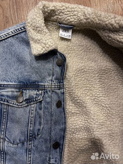 Джинсовая куртка zara для мальчика