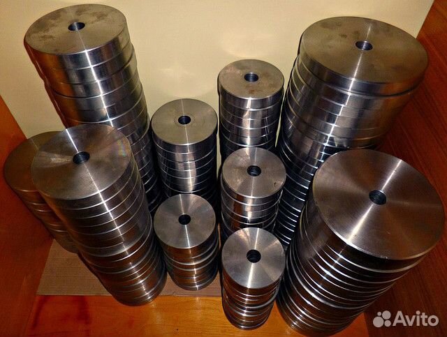 Блины (новые) для штанги и гантель