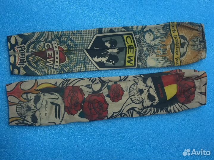 Чулок на руку. Имитация татуировки