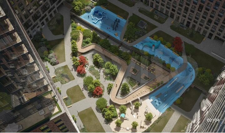 2-к. квартира, 45,5 м², 13/33 эт.