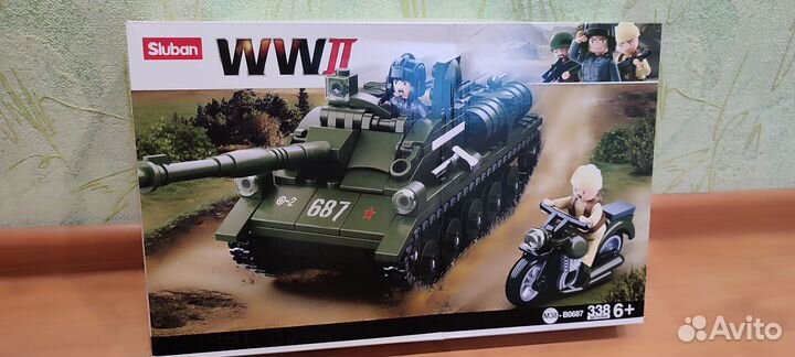 Конструктор танк (335 деталей)