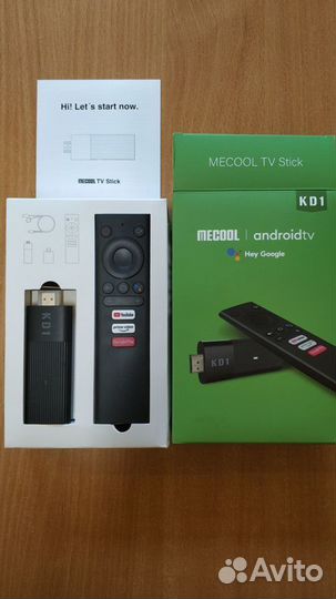 Новый mecool KD1 TV stick 2/16Gb Android
