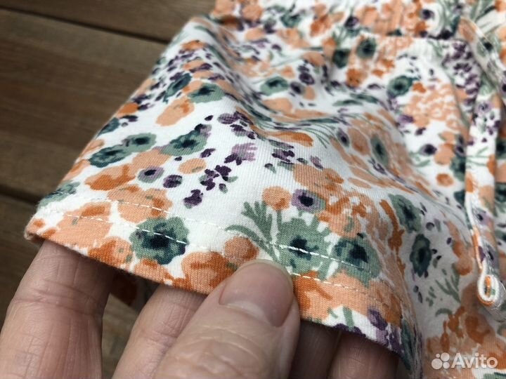 Шорты для девочки в цветочик Lupilu