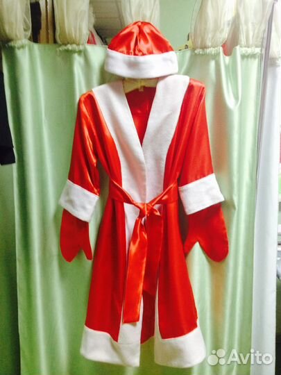 Новогодние костюмы: Д Мороз,Снегурочка и др взросл