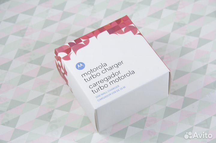 Зарядка Motorola TurboPower 15W (microUSB) Ориг