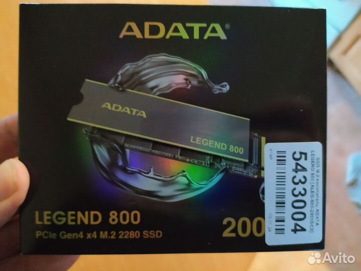 Ssd m2 2tb Adata legend 800