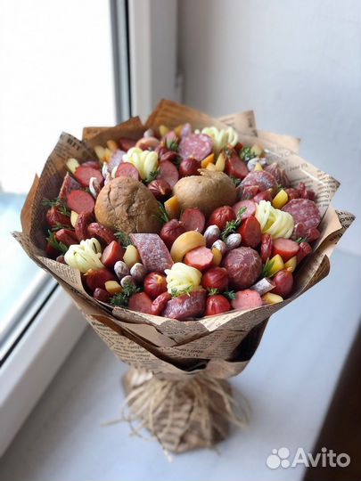 Мужские букеты съедобные