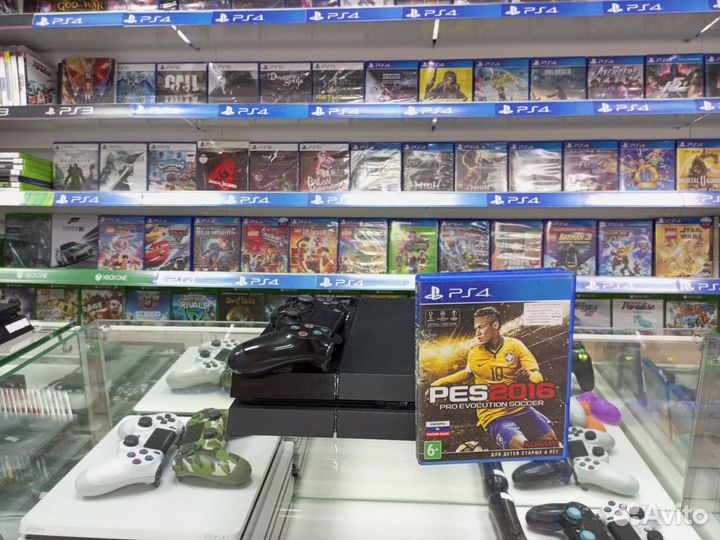 Sony PS 4 FAT + Pro Evolution Soccer 2016